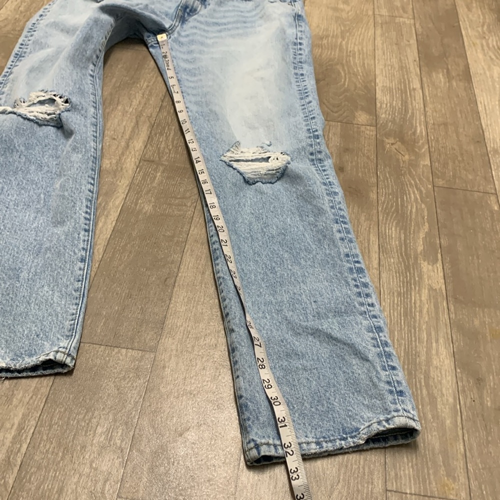 Mens American Eagle 90’s‎ Straight Distressed Washed Denim Jeans - Picture 4 of 7